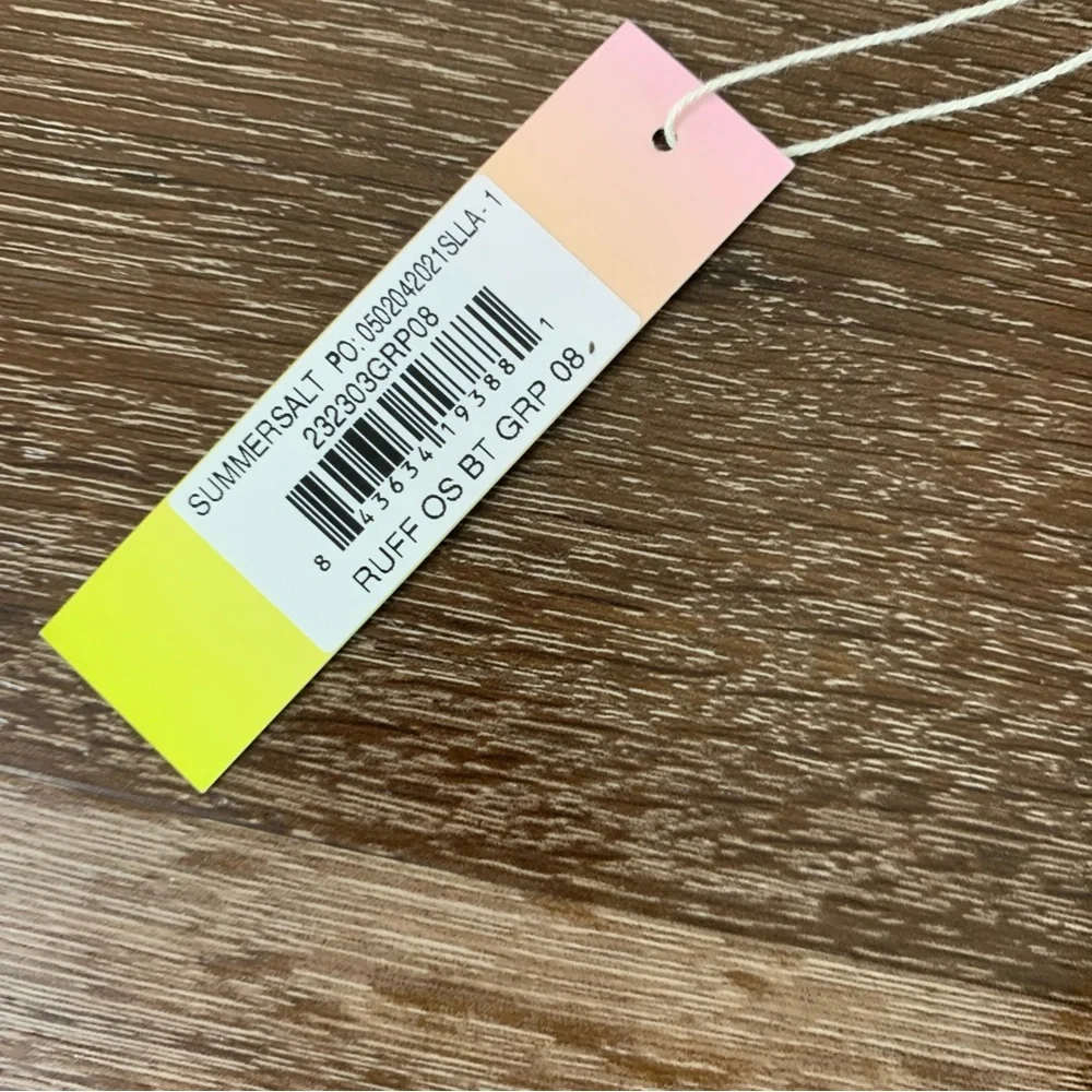 Summersalt X Rifle company pink floral oasis is ruffle bikini set 8 NWT - Picture 10 of 11